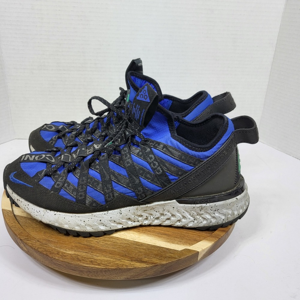 Nike ACG React Terra Gobe Mens 7 Hyper Royal Good BV6344-400 Gorpcore Hiking